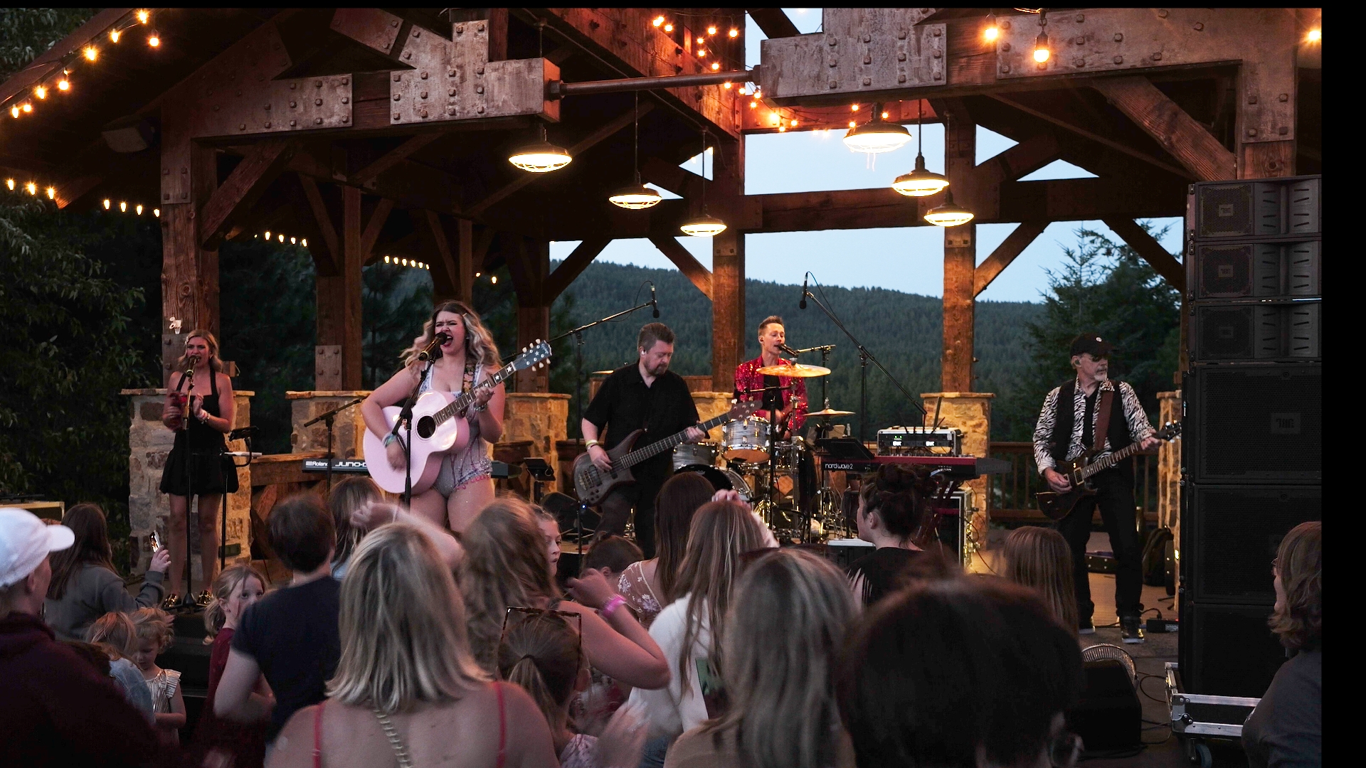 red karma band performs on stage